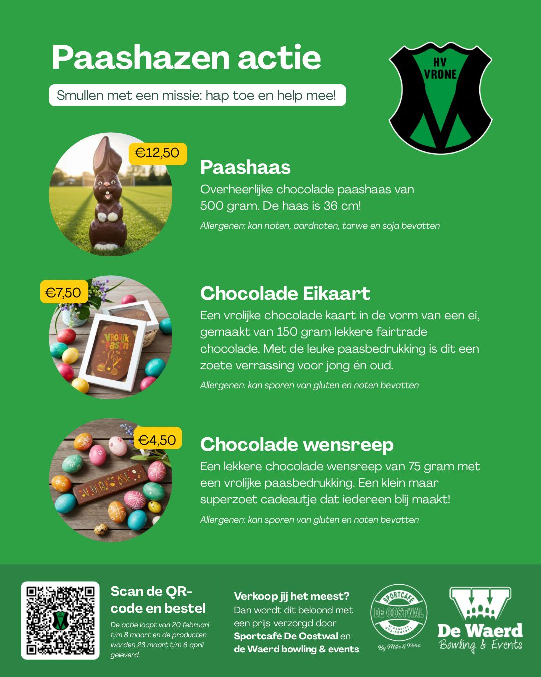 Paashazen actie van start!